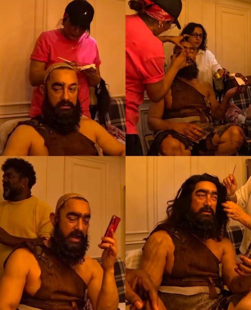 Caveman आमिर का विडियो वायरल, फिल्म प्रमोशन के लिए स्टंट