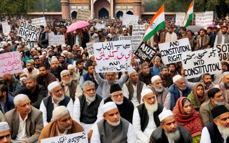 वक्फ संशोधन विधेयक  मुसलमानों के अधिकारों के लिए खतरा ; 13 मार्च को  विरोध प्रदर्शन